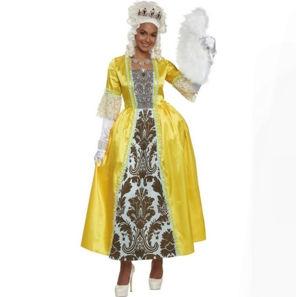 🆕 Royal Court Presentation Dress - Bridgerton Regency Romance, L/XL, NWOP - Picture 1 of 7